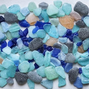 Genuine Sea Glass in Mixed size for Sea Glass Art Beach Decor or Beach Glass Art