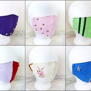 Trendy Face Masks, Seasonal Face Masks, Fabric Face Masks, Holiday Masks, Colorful Masks, Street Fashion, Cute Fashion, 100% Cotton