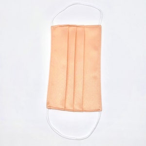 Respirant, confortable, lavable Tissu Satin Facial Mask-USA Made-High-Quality-Handmade Bridal-Designer-Acne Aide-Ninja. image 8