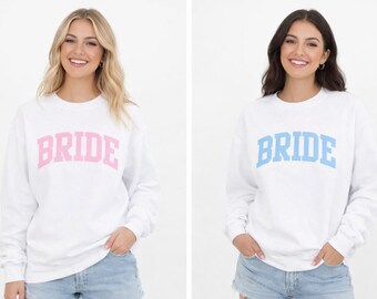 Bride Oversized Sweatshirt Blue/Pink