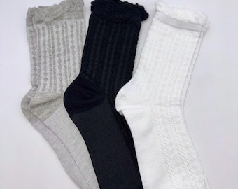 Casual Stylish Socks Ruffled