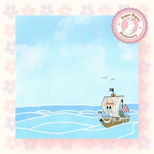 One Piece Sticky Notes | 3x3 Sticky Notes | Anime Sticky Note | Kawaii Notepad | One Piece Post-It | Anime Stationery