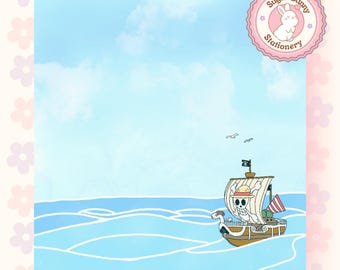 One Piece Sticky Notes | 3x3 Sticky Notes | Anime Sticky Note | Kawaii Notepad | Anime Stationery