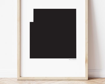 Abstract, minimalist graphics in black and white, art print, poster, architecture, illustration