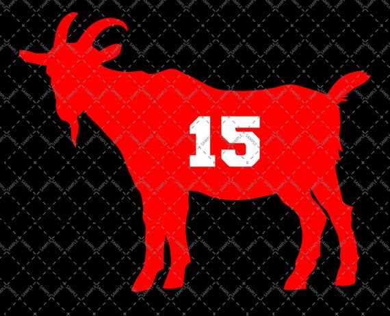 Mahomes Goat 15 svg Instant Download Vector Cricut Silhouette | Etsy