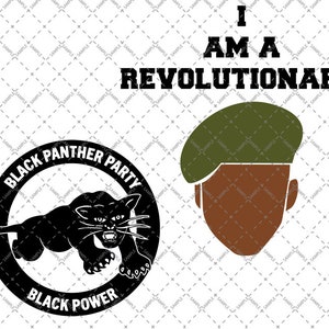 Judas And The Black Messiah Svg I Am Revolutionary Svg Ai Etsy