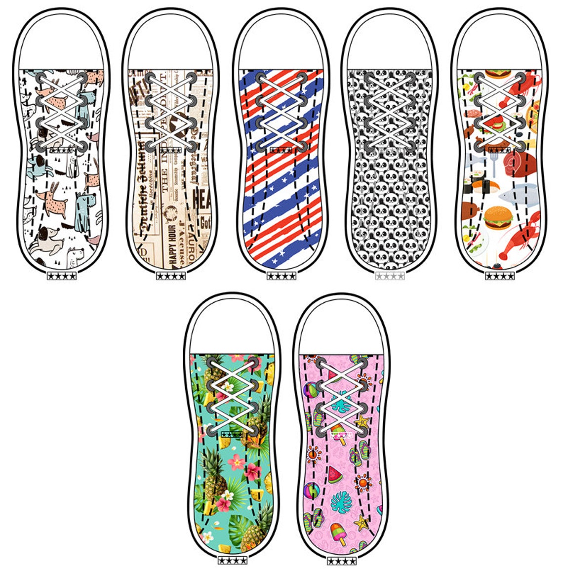 111 Converse Shoe SOCK Sublimation DESIGNS Design bundle Etsy