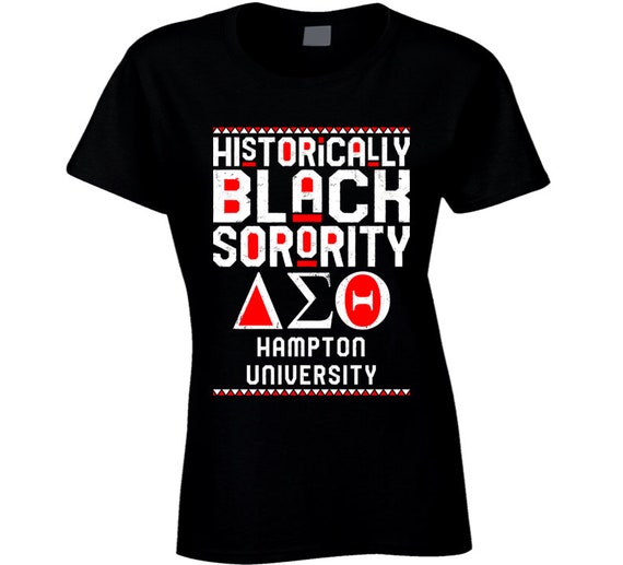 Hampton University Delta Sigma Theta HBCU Black Greek Sorority Etsy