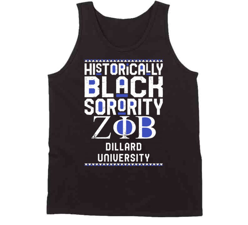 Dillard University Zeta Phi Beta HBCU Black Greek Sorority Etsy