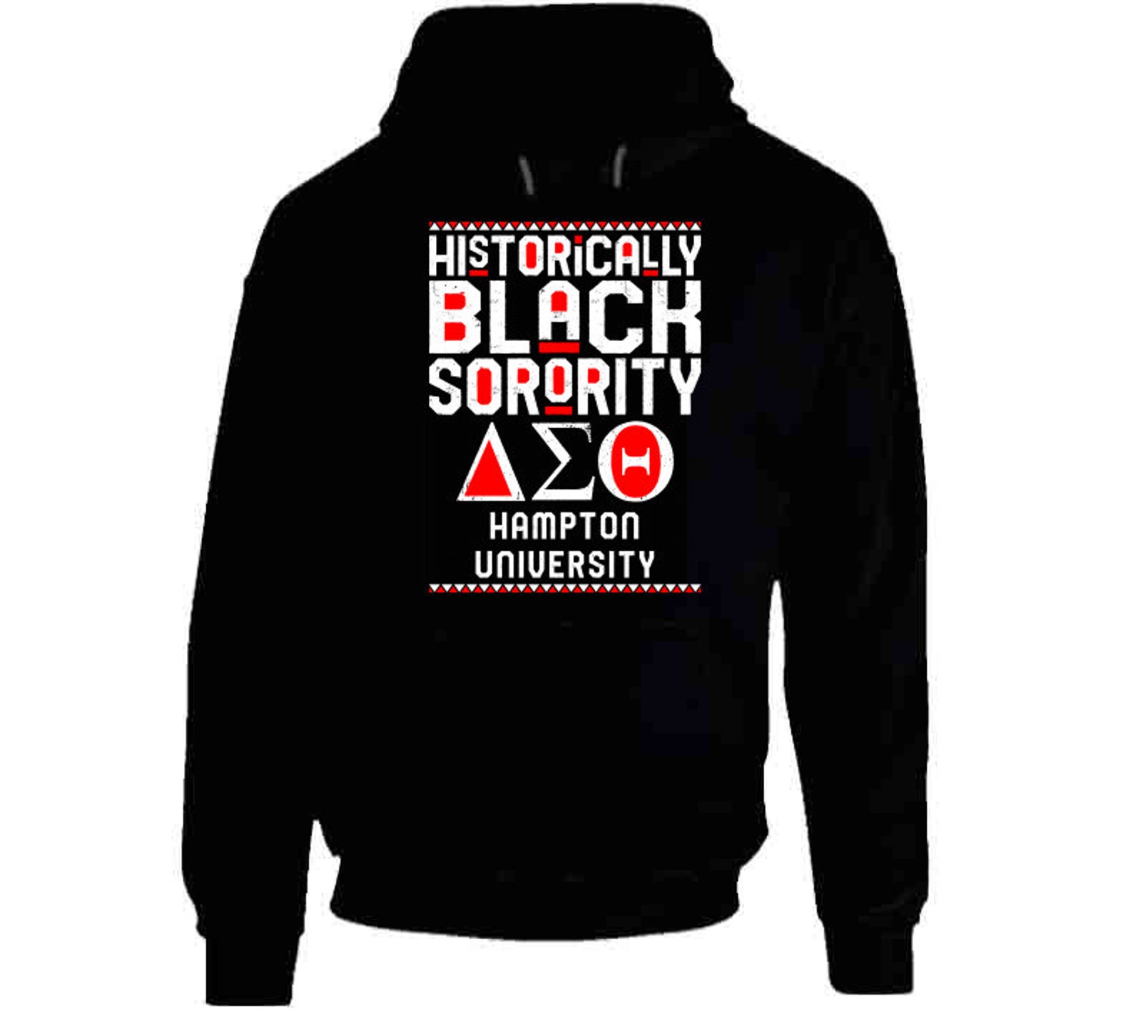 Hampton University Delta Sigma Theta HBCU Black Greek Sorority Etsy