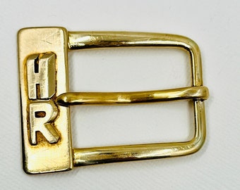 Vintage 14K Solid Gold Belt Buckle. 20th Century.