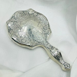 Antique Sterling Hand Held Mirror/ with no mirror..