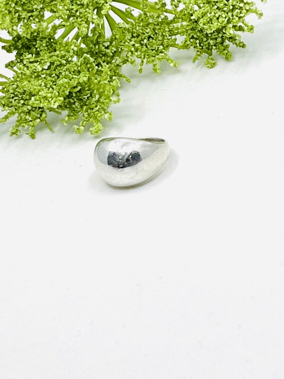 Solid Sterling Silver Cigar  Band  Ring. - image 4