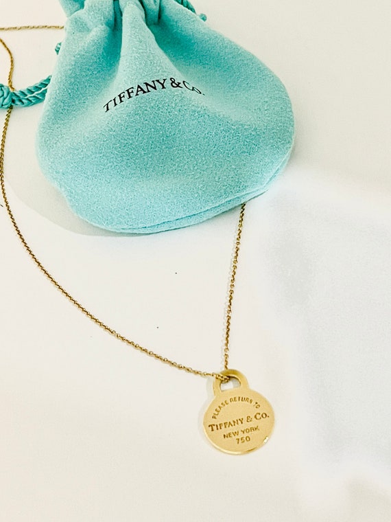 Authentic TIFFANY&Co. 18K Gold Return to Tiffany  