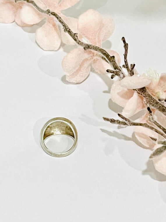 Solid Sterling Silver Cigar  Band  Ring. - image 6