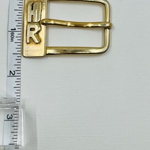 Hebilla de cinturón de oro macizo vintage de 14 quilates. siglo 20. imagen 9