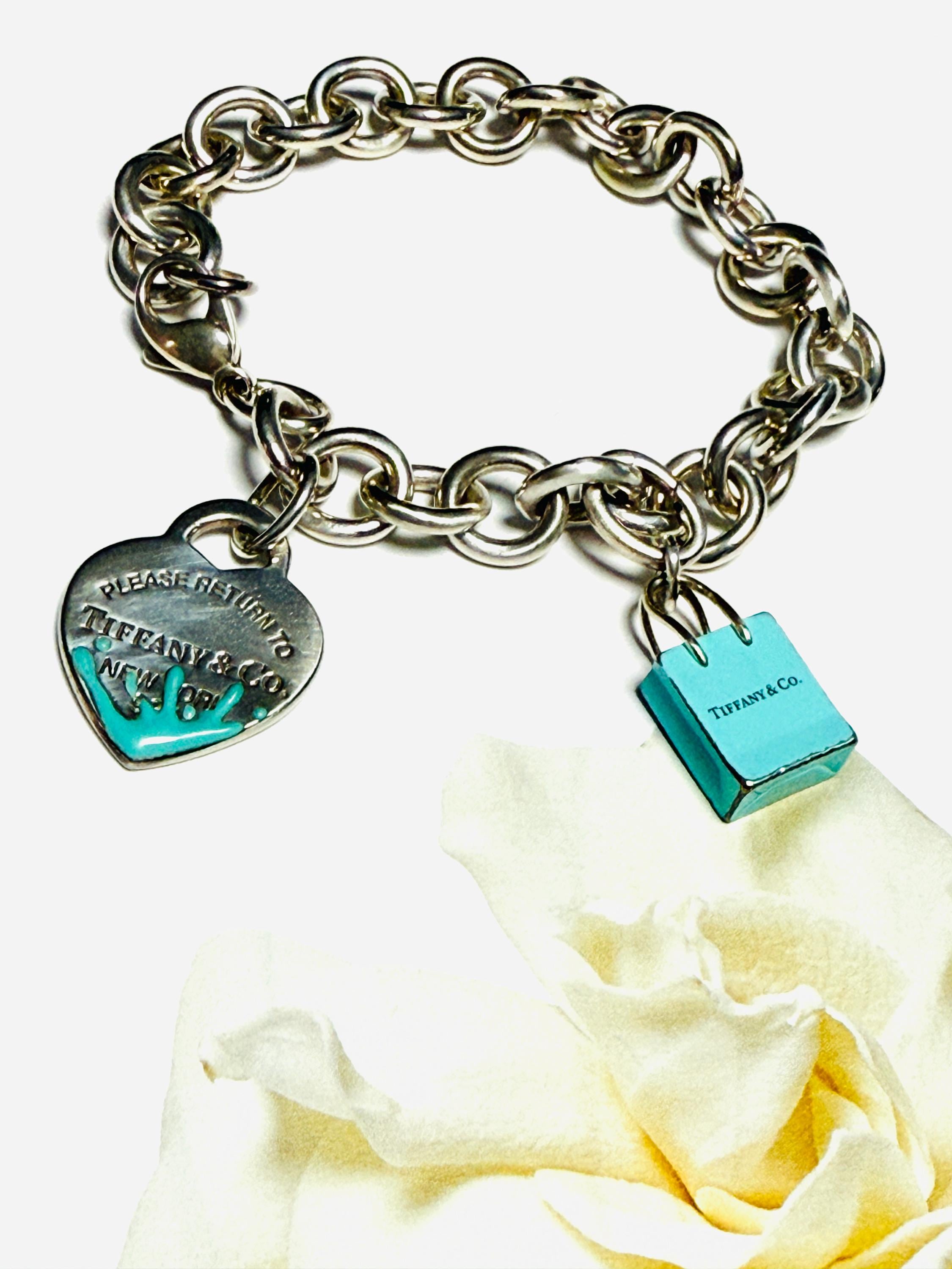 Authentic Tiffany&co. Return to Tiffany Heart Color Splash Silver