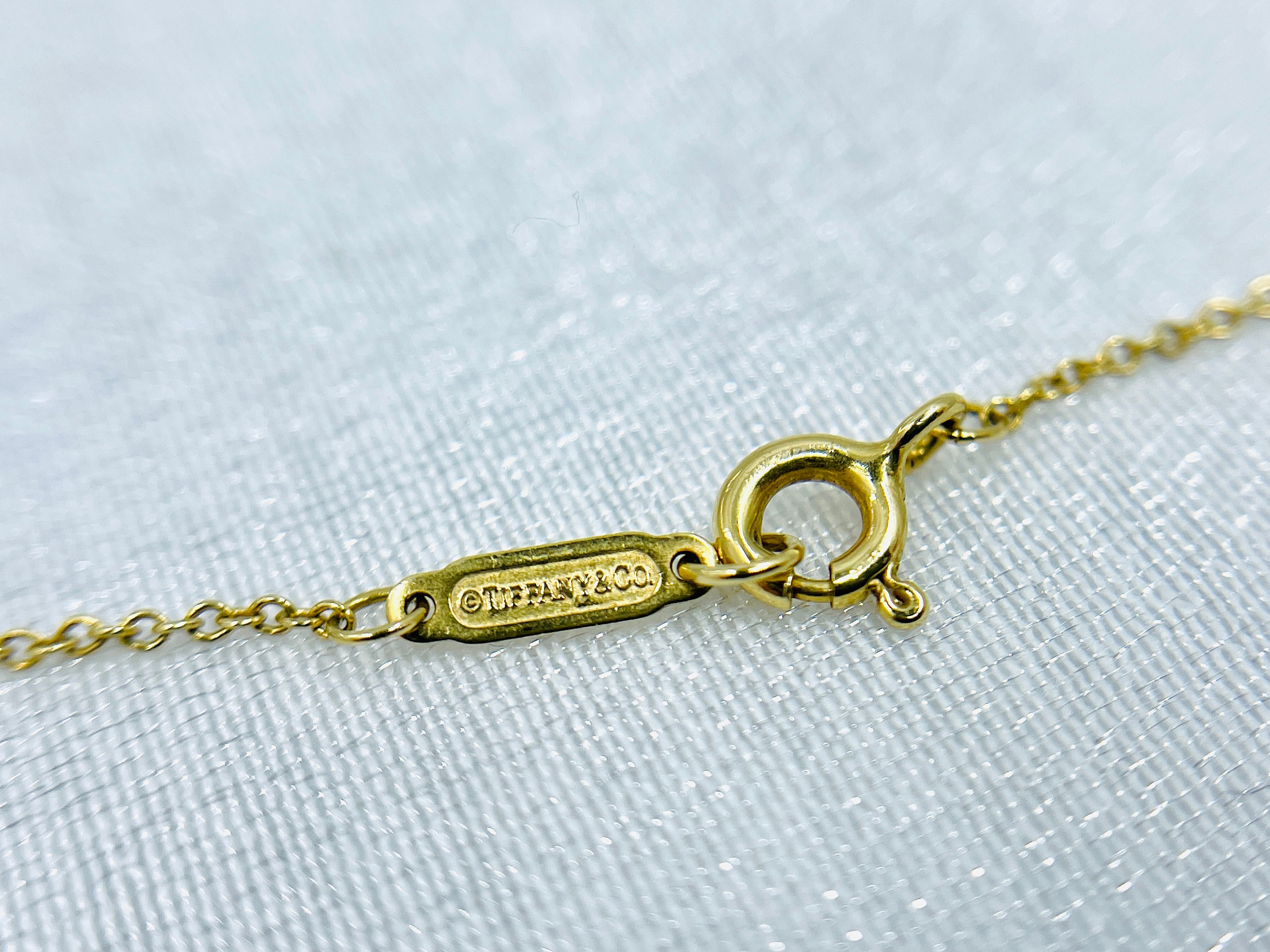 本物の TIFFANY&Co. 18K ゴールド リターン トゥ ティファニー 