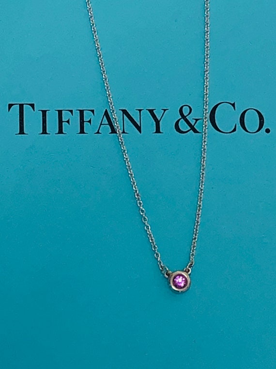 tiffany elsa peretti color by the yard necklace