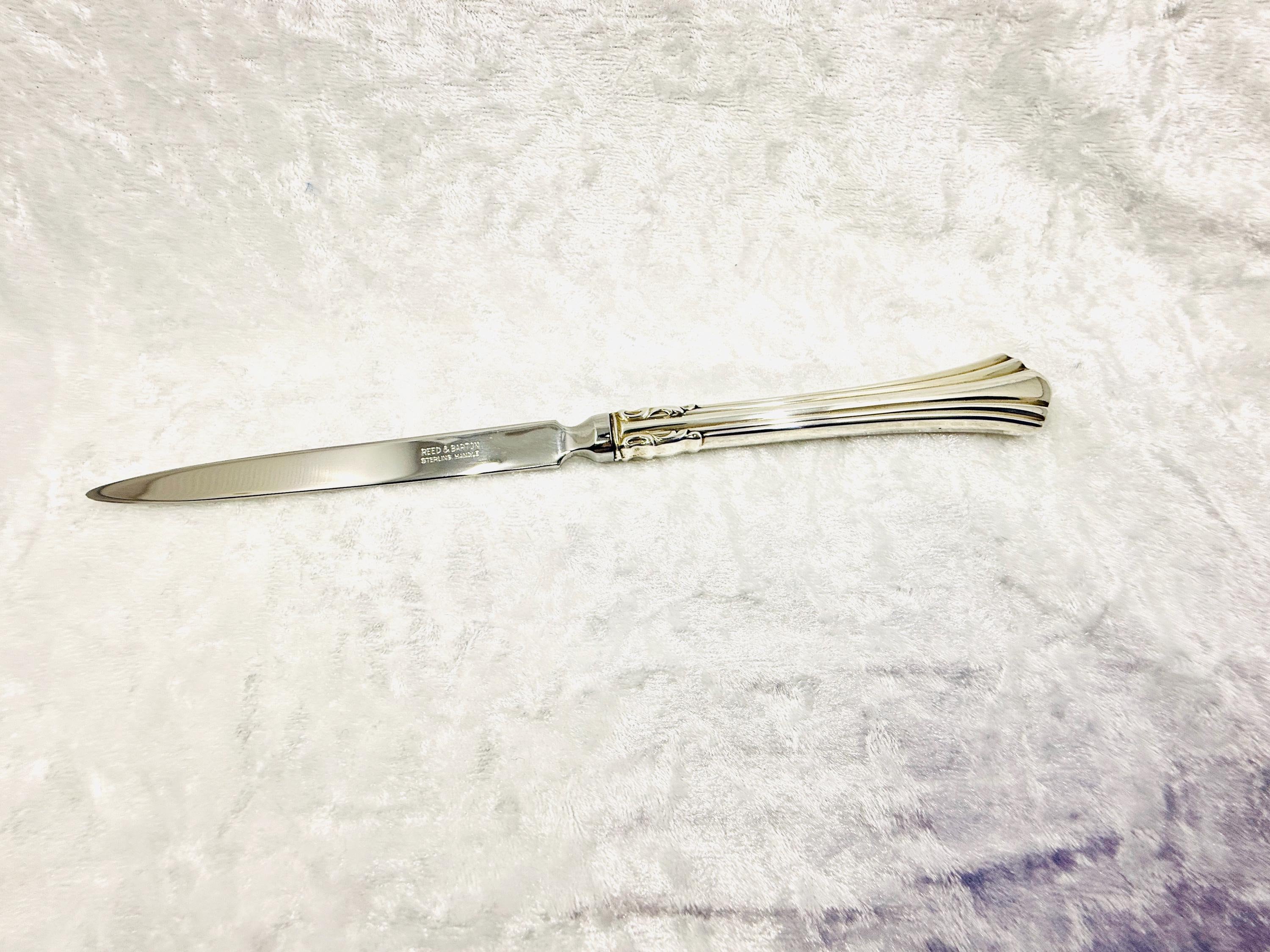 Reed and Barton Letter Opener Vintage - Etsy