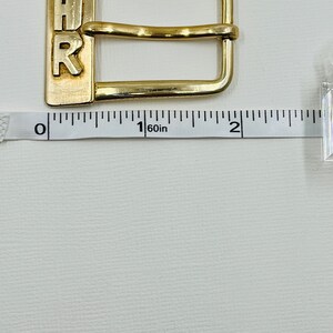Hebilla de cinturón de oro macizo vintage de 14 quilates. siglo 20. imagen 8