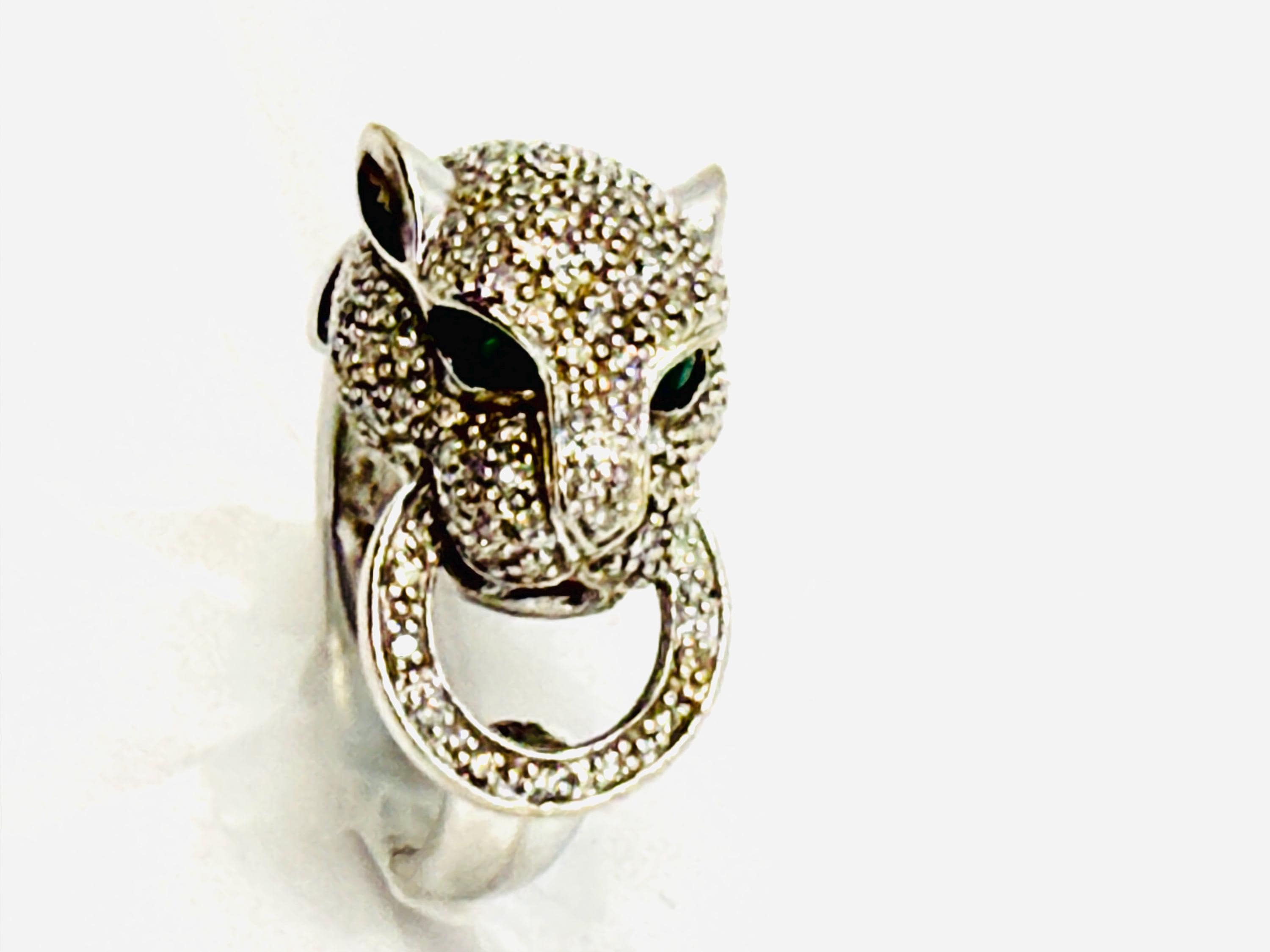 Buy Diamond Panther Ring Online In India India