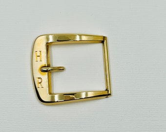 Vintage 14K Solid Gold Belt Buckle.