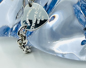 Tiffany & Co. ハートチャームタグ ブレスレット　シルバー 本物の TIFFANY&Co. スターリングシルバー ハートタグ ブレスレット
