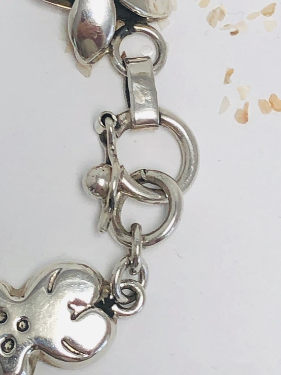 Vintage Sterling Silver Bracelet 950. - image 6