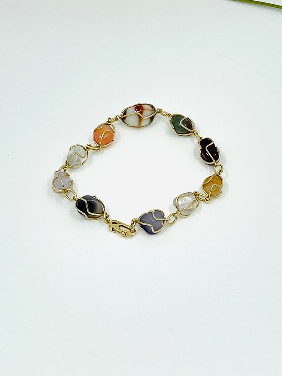 Bracciale Petit Joli In Oro 18 Carati Con Gemme Blu Pasquale Bruni - Foto 8