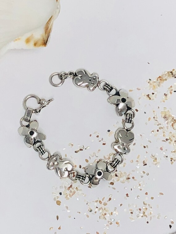 Vintage Sterling Silver Bracelet 950. - image 4