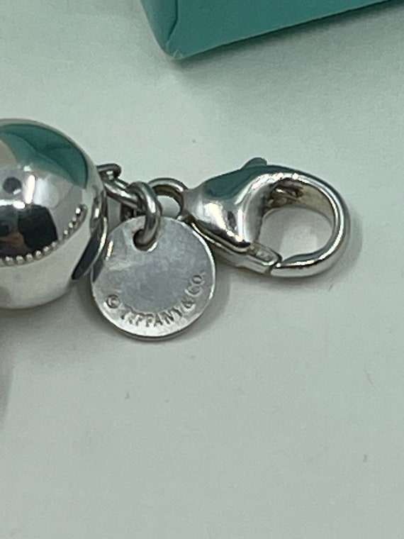 TIFFANY&Co Sterling  Silver  Ball  Bracelet .10mm - image 10
