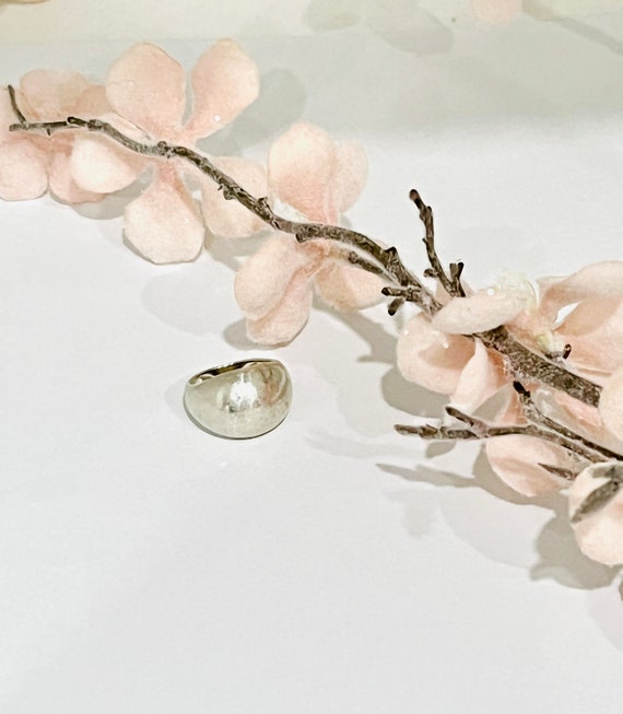 Solid Sterling Silver Cigar  Band  Ring. - image 1