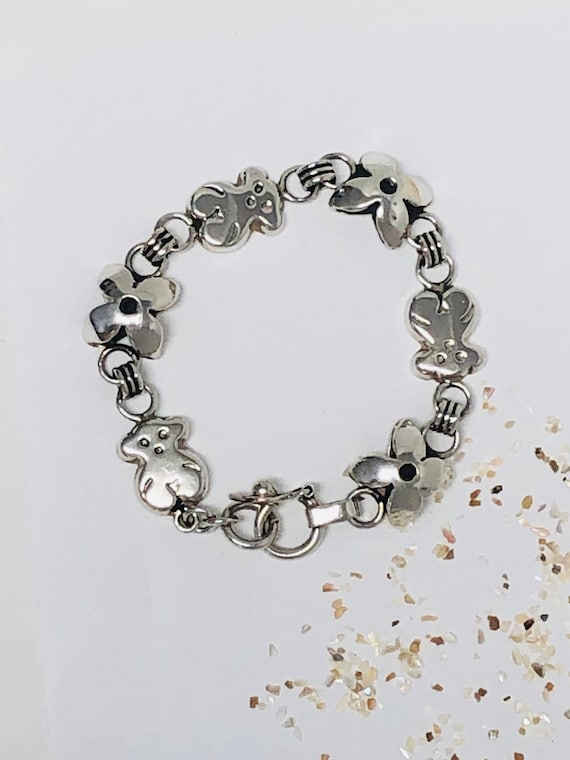 Vintage Sterling Silver Bracelet 950. - image 1