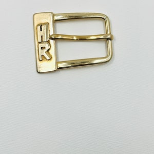 Hebilla de cinturón de oro macizo vintage de 14 quilates. siglo 20. imagen 7