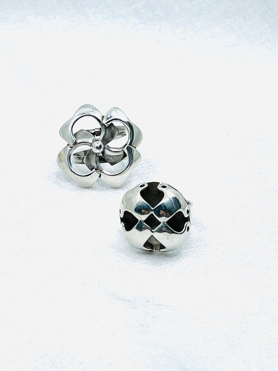 Vintage Sterling Silver 950   Two -set of Ring. - image 1