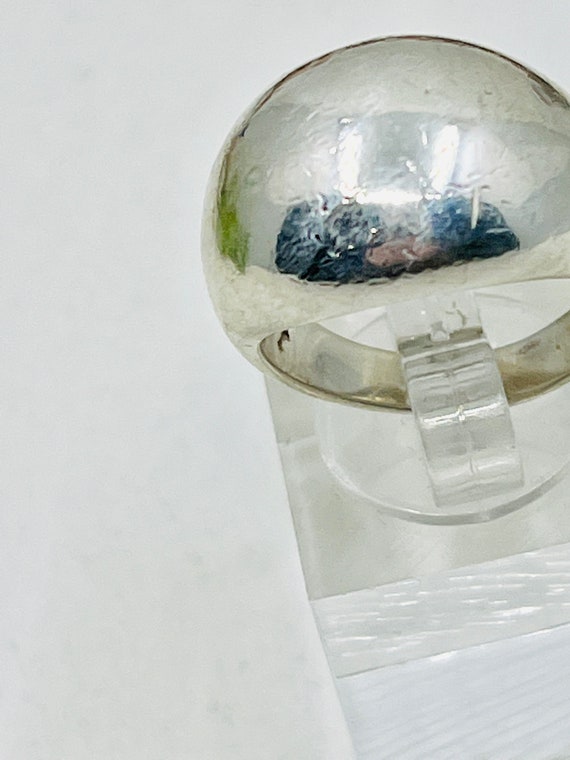 Solid Sterling Silver Cigar  Band  Ring. - image 8