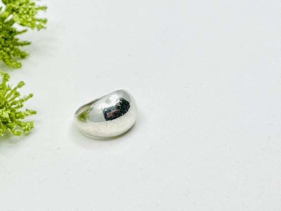 Solid Sterling Silver Cigar  Band  Ring. - image 3