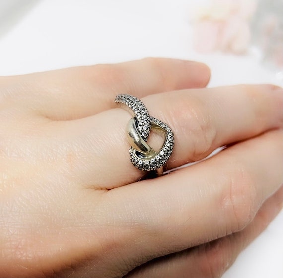 Pandora Knotted Heart Ring