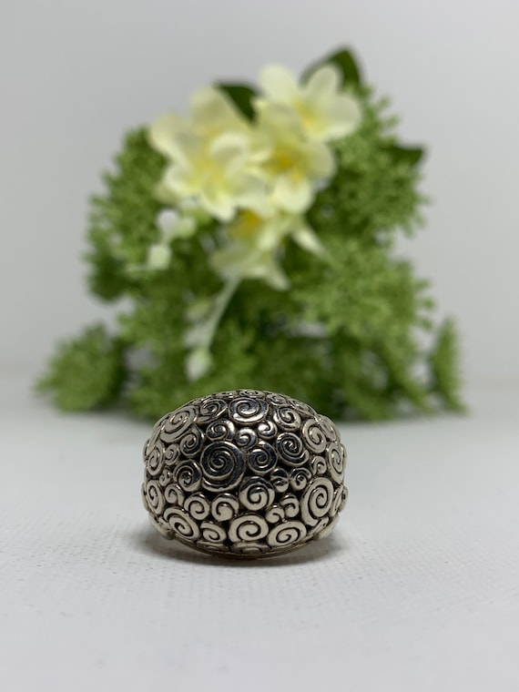 Cloud Bubble Domed Ring - image 5