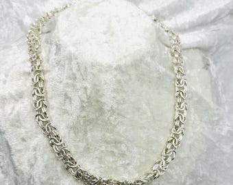 Vintage Milor Italy Sterling Silver Byzantine Necklace. - Etsy