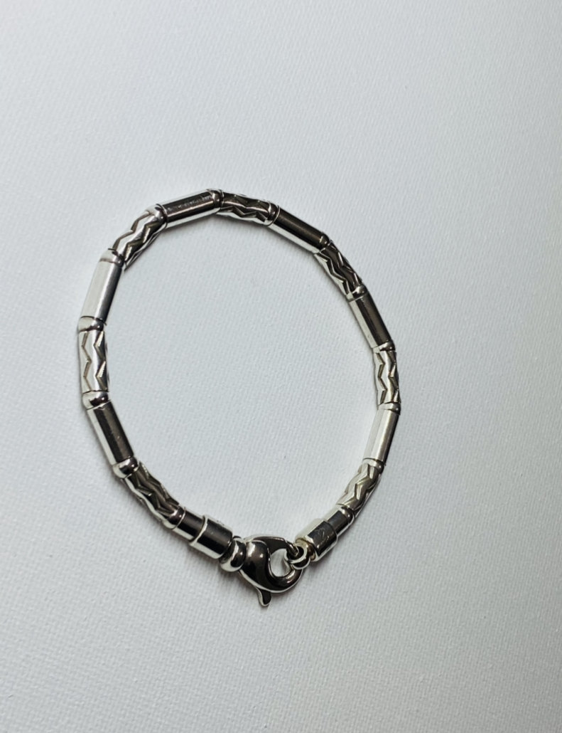 Authentic Tiffany@co Vintage Sterling Silver Aztec Zig Zag Germany