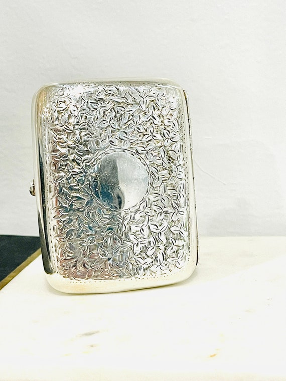 Vintage Sterling Silver Cigarette Case Birmingham