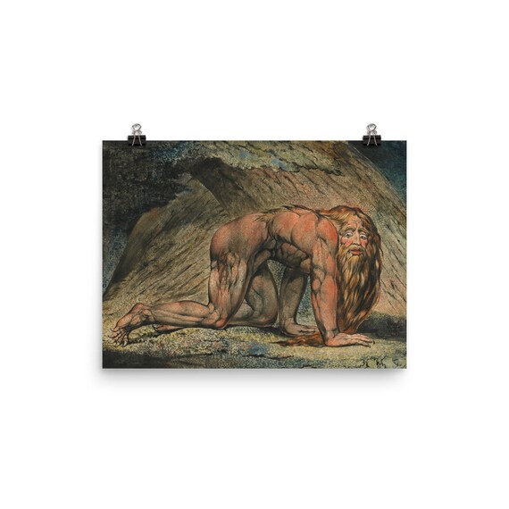 William Blake Nebukadnezar 1795 Kunstdruck Etsy