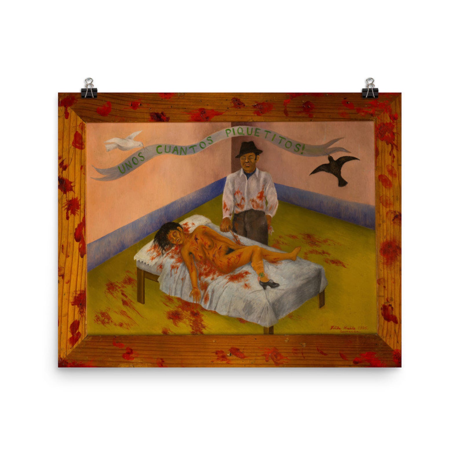 Frida Kahlo A Few Small Nips 1935 / Art Print | Etsy