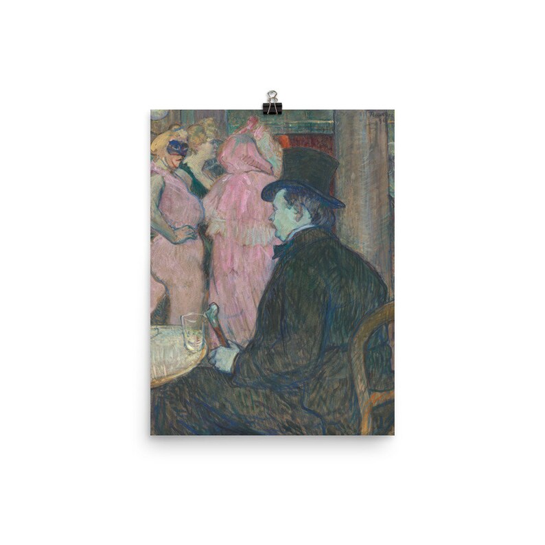 Henri de Toulouse-Lautrec Maxime Dethomas 1896 Art Print
