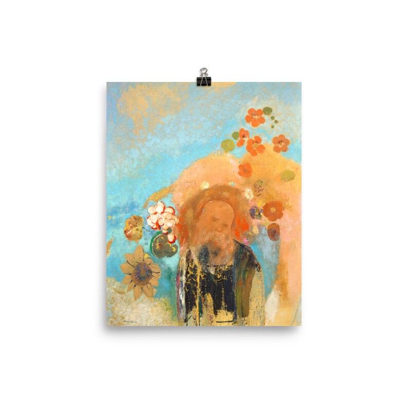 Evocation of Roussel Odilon Redon 1912 Art Print