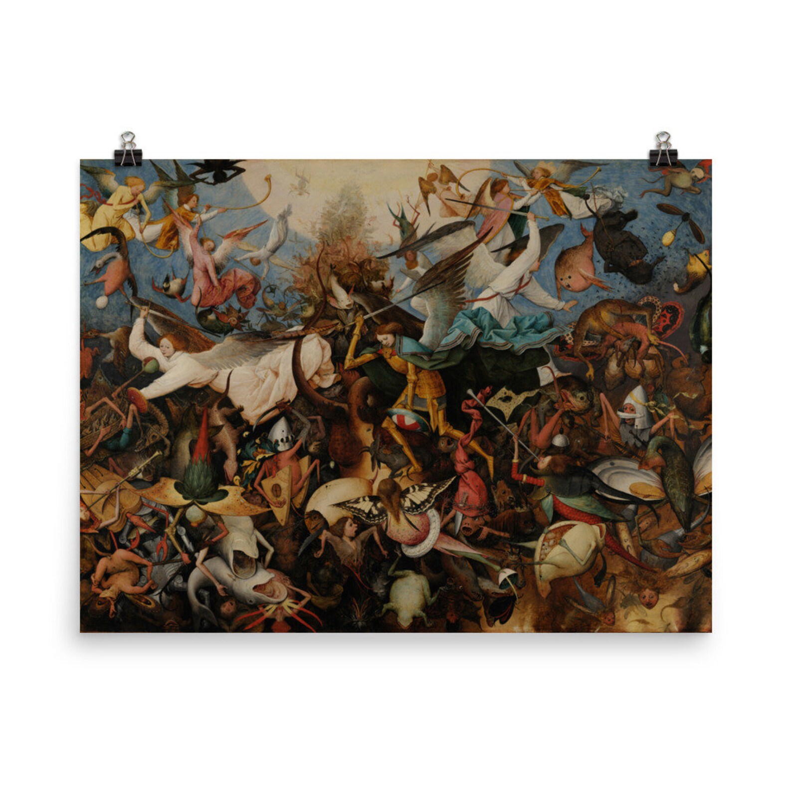 Pieter Bruegel the Elder The Fall of the Rebel Angels 1562 / Etsy