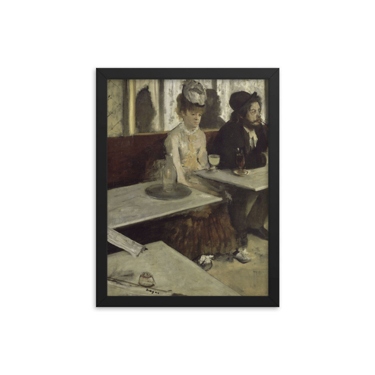 Edgar Degas In a Café Dans un café dit aussi Etsy