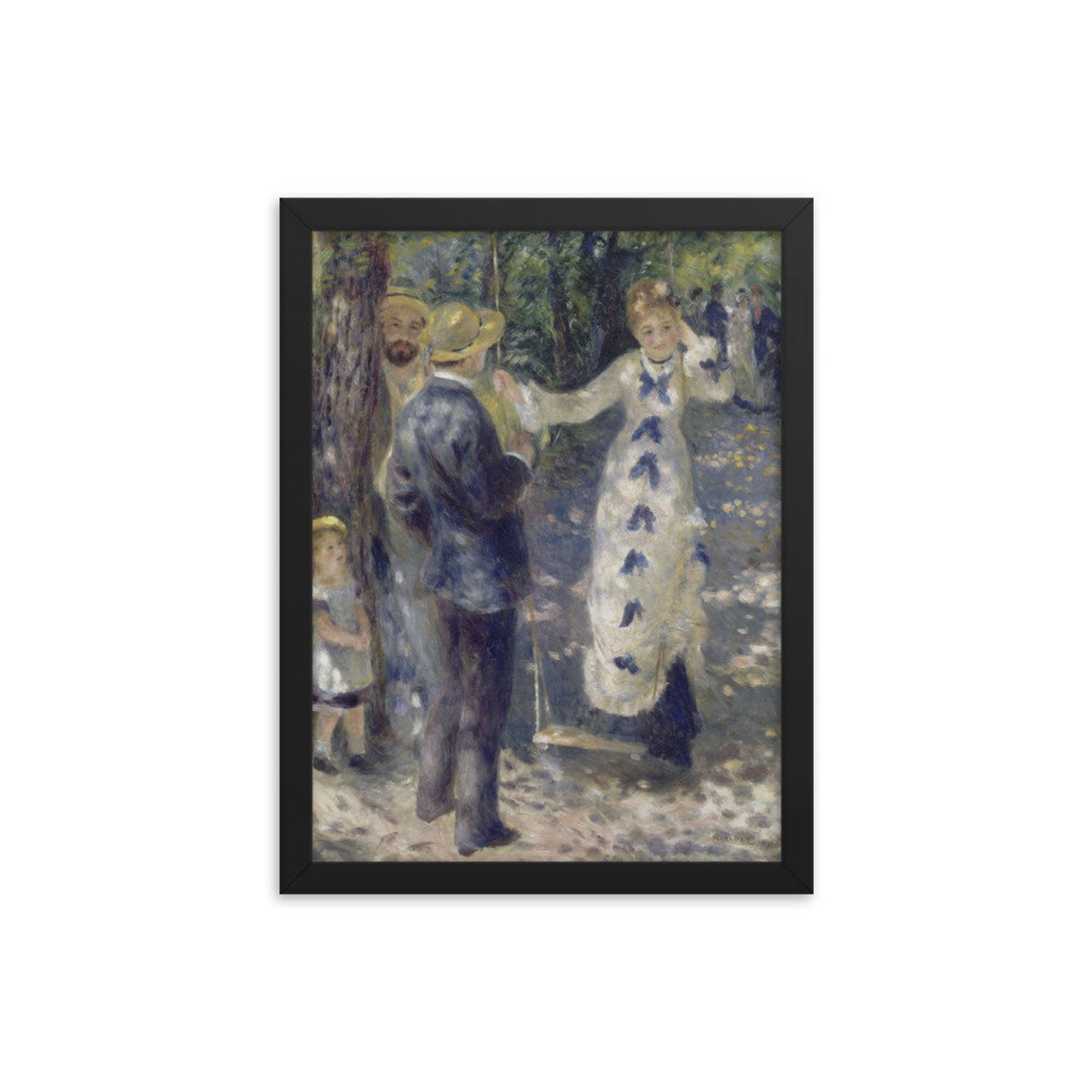 Pierre-Auguste Renoir The Swing La Balançoire 1876 / | Etsy